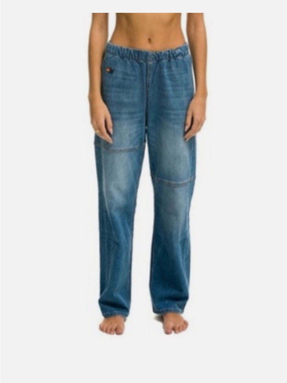 AVIATOR NATION. MID RISE RANCHER RELAXED FIT JEAN. SIZE MEDIUM.